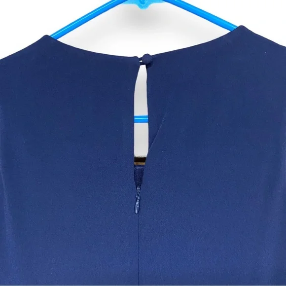 Laundry by Shelli Segal Sleeveless Tiered Layered Embellished Necklace Dress 4 - Picture 4 of 6